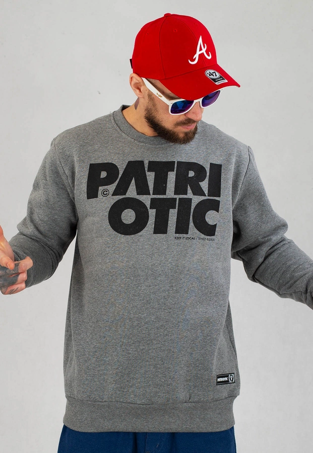 Bluza Patriotic Crewneck CLS grafitowa