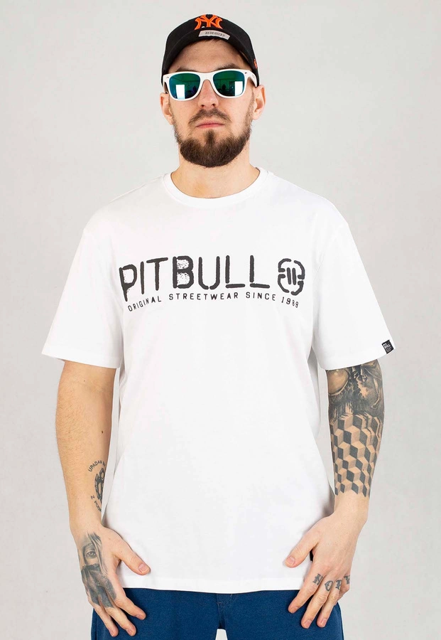 T-shirt Pit Bull Origin biały