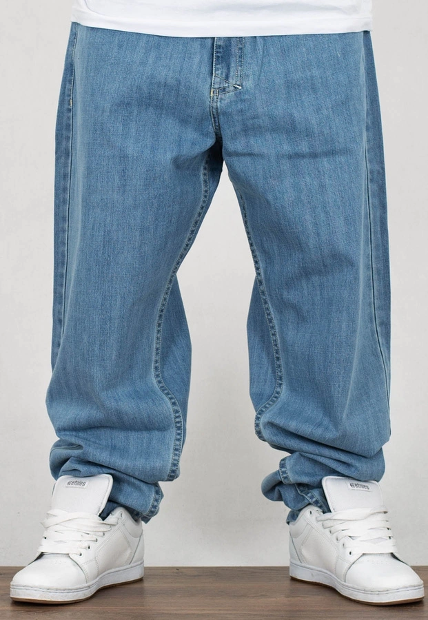 Spodnie Mass Jeans Baggy Fit Slang light blue