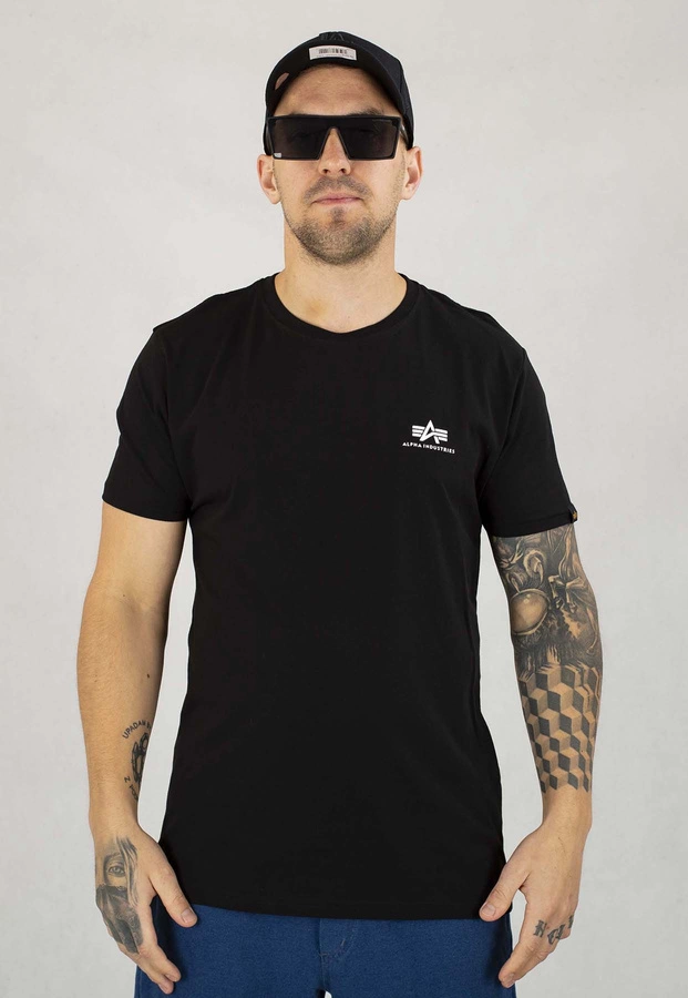 T-shirt Alpha Industries Basic Small Logo 188505 czarny