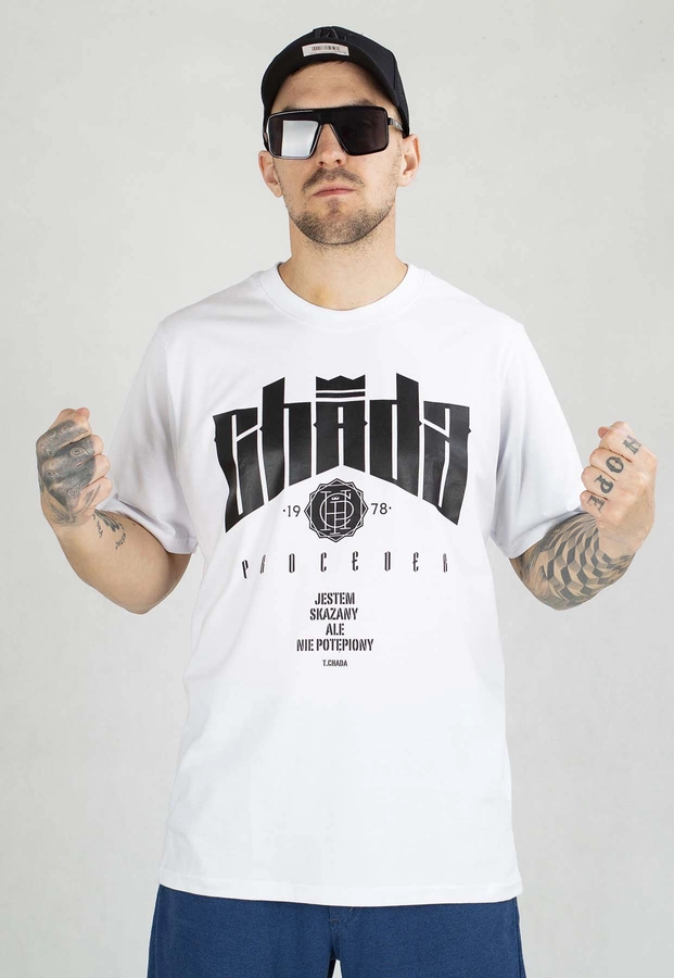 T-shirt Chada Handcuff DS biały