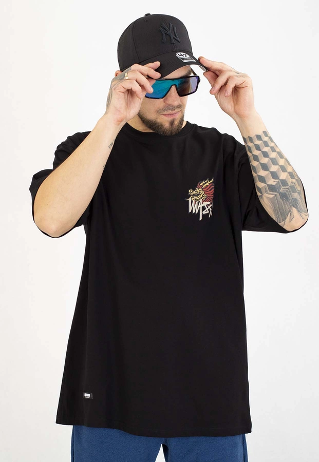 T-shirt Mass Dragon czarny