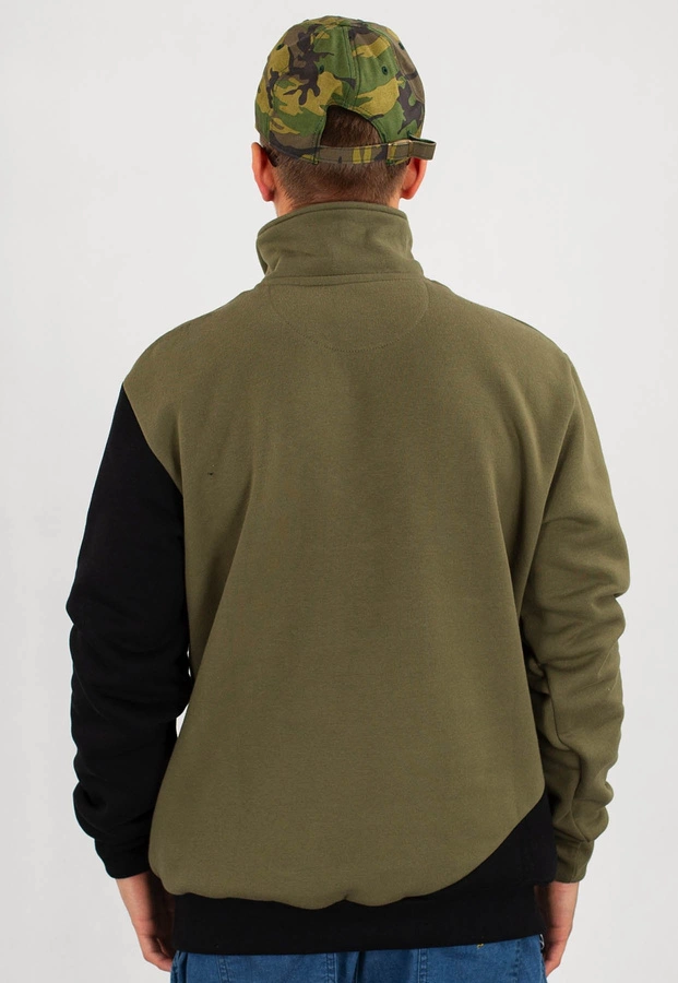 Bluza Prosto Jock oliwkowo czarna