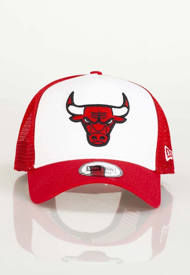 Czapka Full Cap New Era Team Colour Block 9FORTY® Tucker Chicago Bulls 60348855 czerwono biała