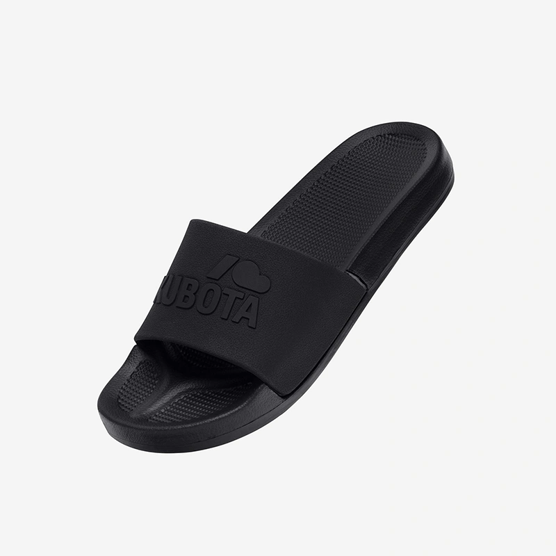Klapki Kubota Basenowe Plain K0000-101-004-23-1 czarno czarne