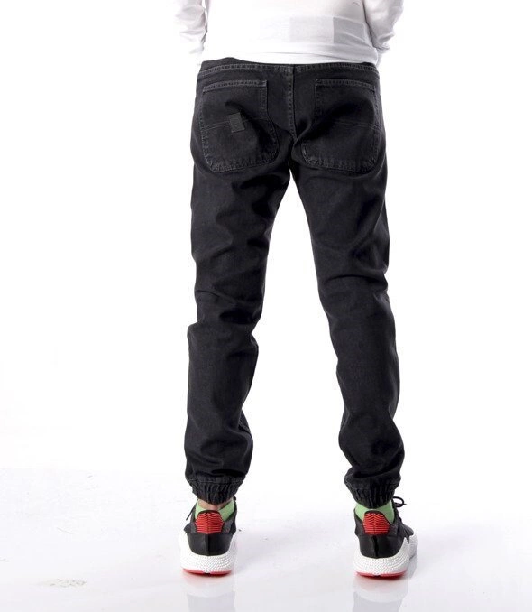 Mass-Base Jogger Jeans Spodnie Black Rinse