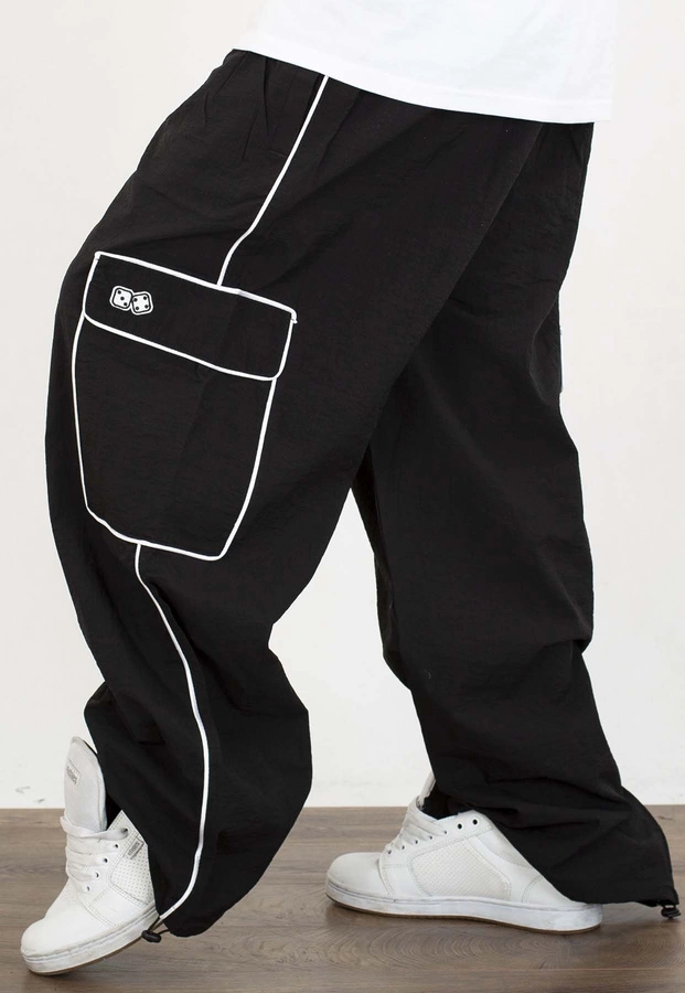 Spodnie Lucky Dice Baggy Crepe czarne