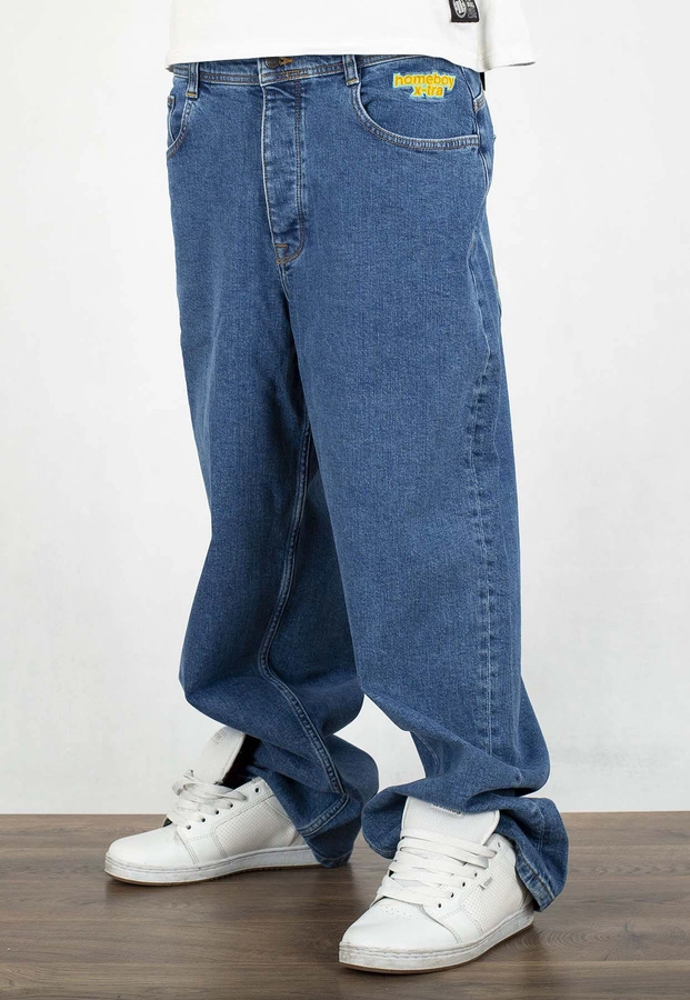 Spodnie Homeboy X-Tra Monster Denim Washed Blue