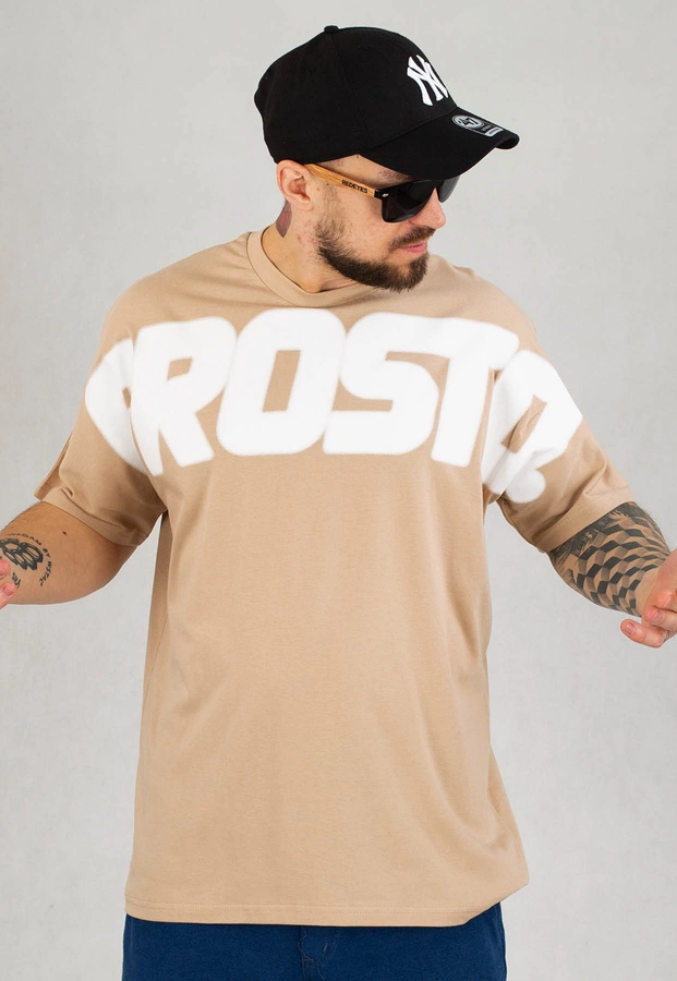 T-shirt Prosto Flazzit beżowy