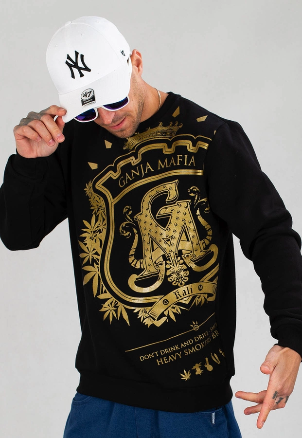 Bluza Ganja Mafia Herb Big czarna