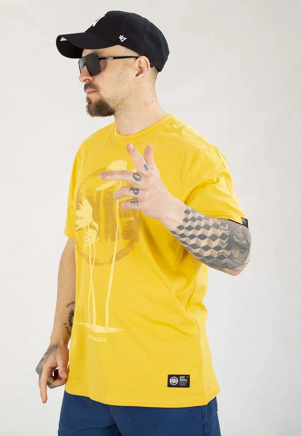 T-shirt Pit Bull Palms 170 warm yellow