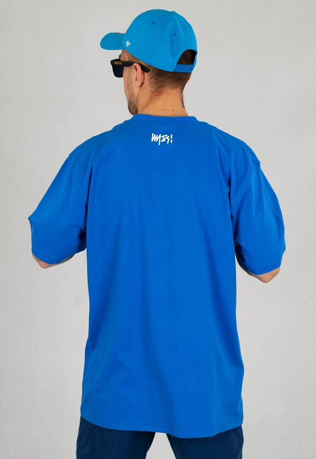 T-shirt Mass Signature Small Logo niebieski
