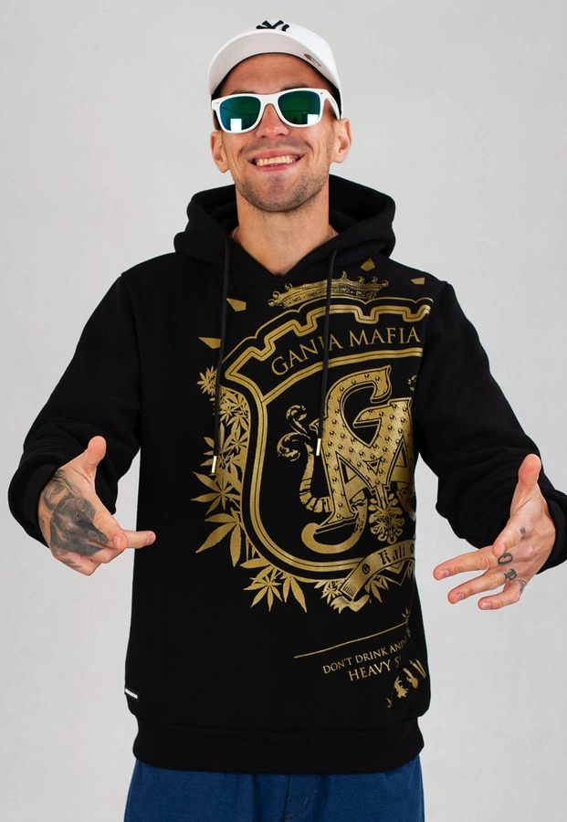 Bluza Ganja Mafia Herb Big czarna