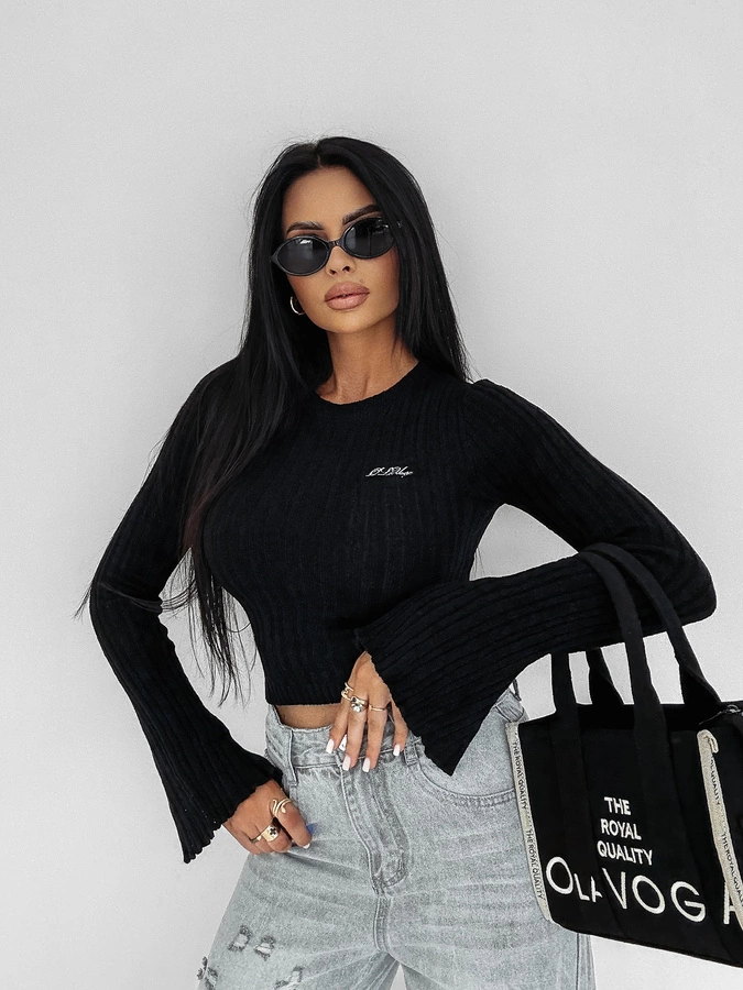 Longsleeve Olavoga Zirra czarny