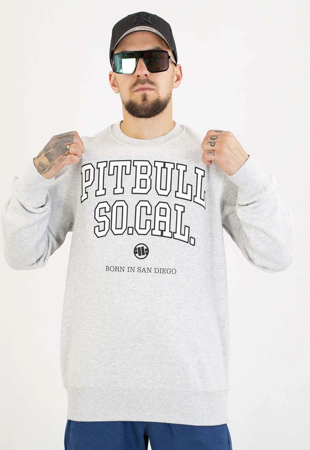 Bluza Pit Bull Bez Kaptura So Cal grey melange
