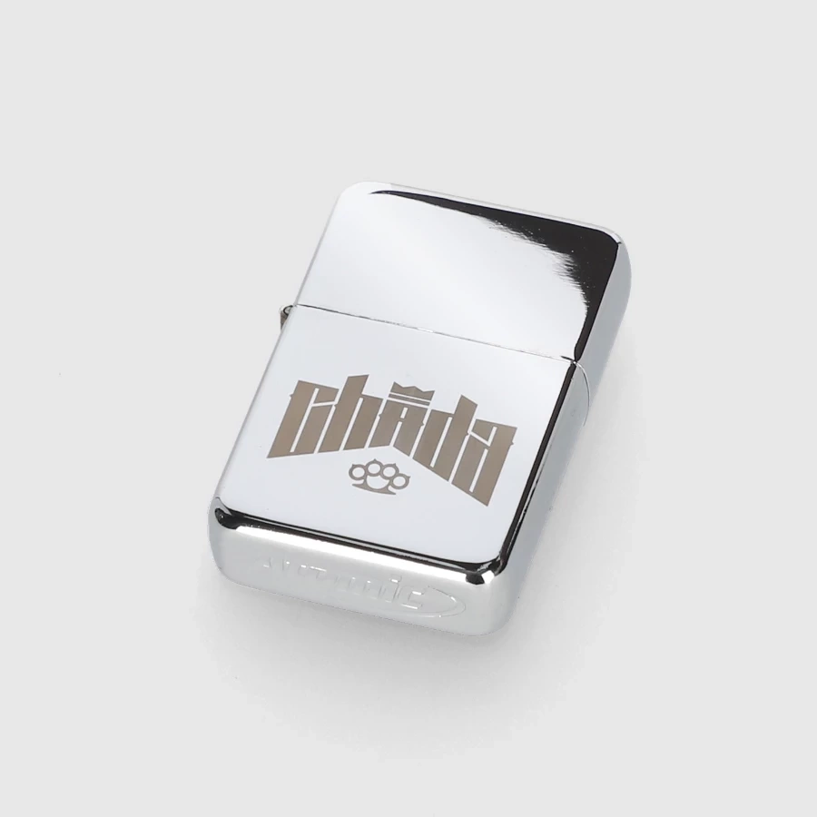 Zapalniczka Chada Kastet Logo Alu srebrna