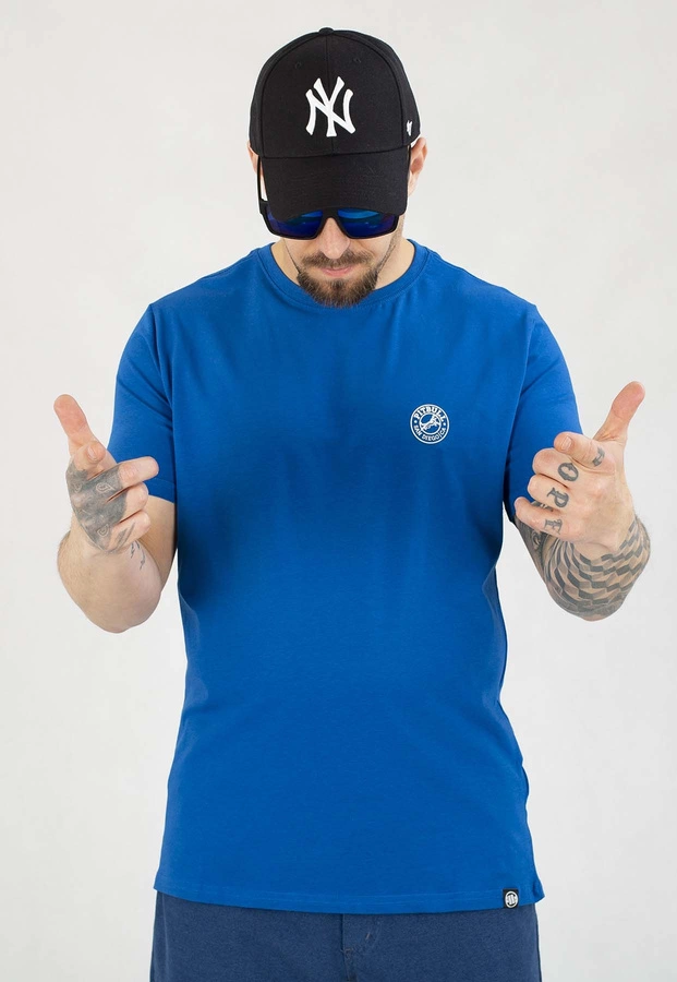 T-shirt Pit Bull Slim San Diego CA Small Logo 140 royal blue