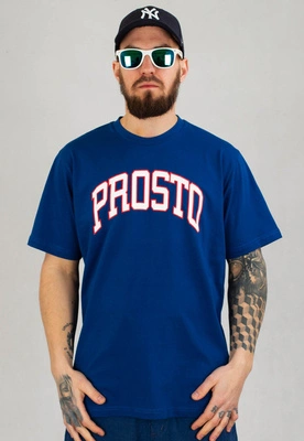 T-shirt Prosto Central niebieski
