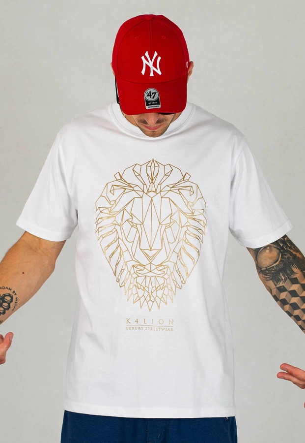 T-shirt Ganja Mafia Kalion Geometric biały