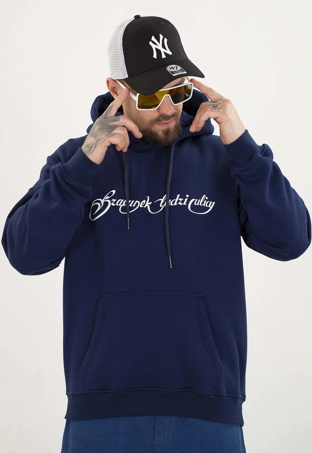 Bluza RPS Rychu Peja Solufka Z Kapturem SLU granatowa