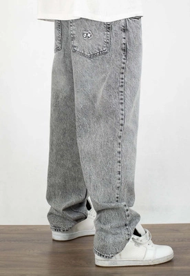 Spodnie Lucky Dice Baggy Small Dice szary jeans