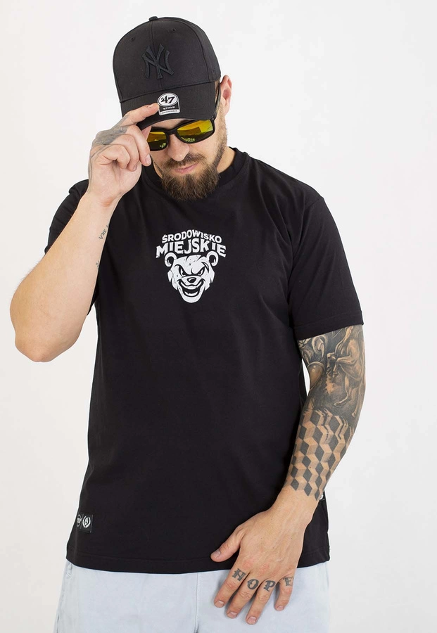T-shirt Środowisko Miejskie Bear Citizen czarny