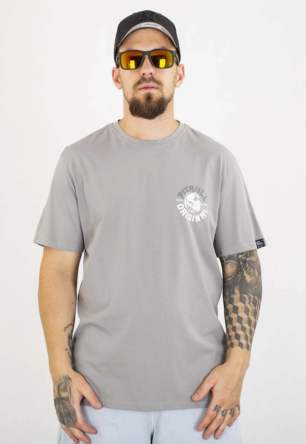 T-shirt Pit Bull Dog SD 170 grey
