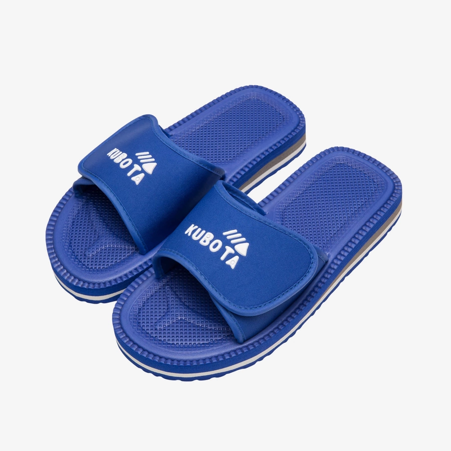 Klapki Kubota Rzep K0000-100-006-14-1 niebieskie