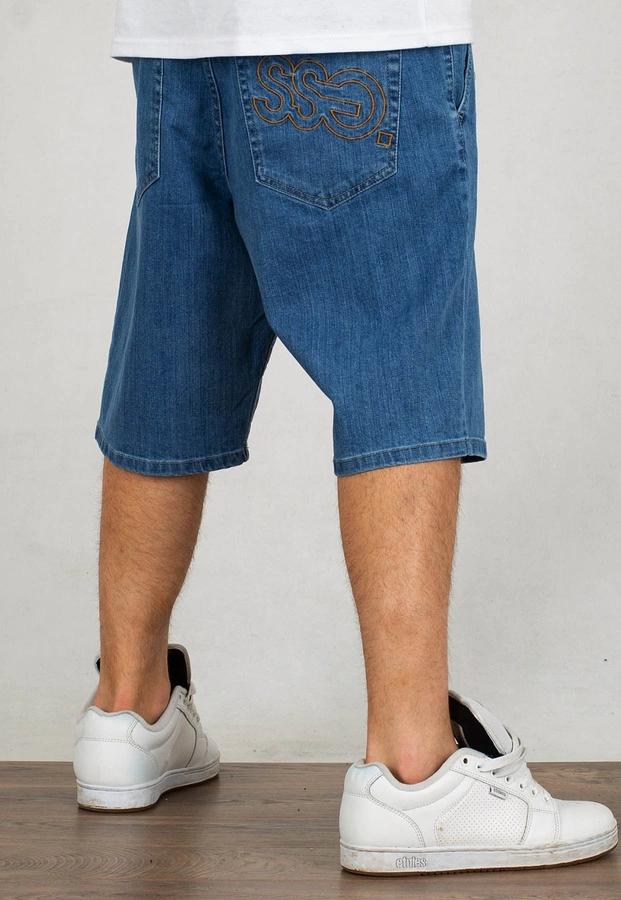 Spodenki SSG Jeans Stretch Outline light