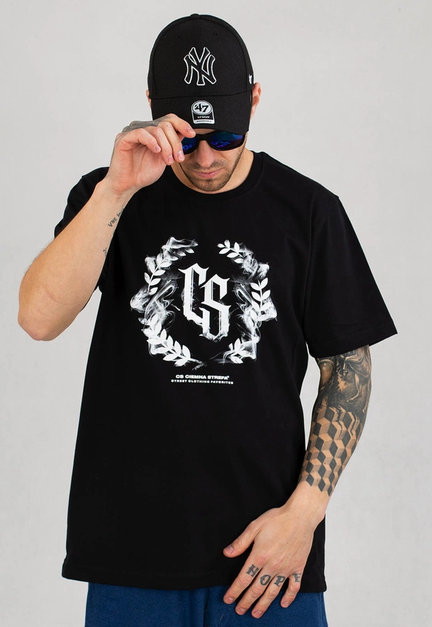 T-shirt Ciemna Strefa CS Laur Smoke czarny