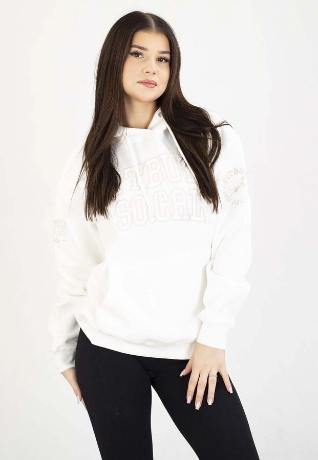 Bluza Pit Bull Z Kapturem Fiora off white