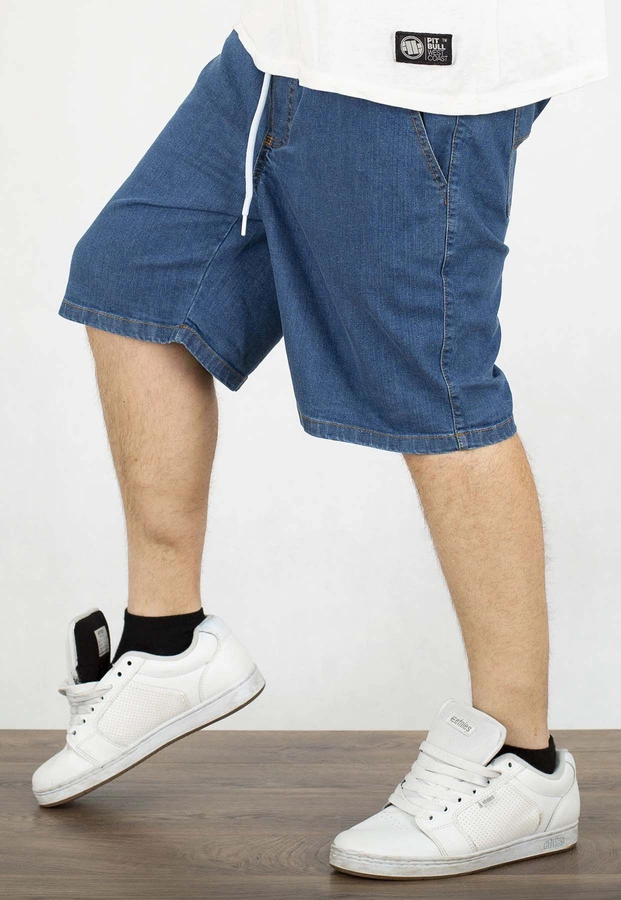 Spodenki Elade Patch niebieskie jeans