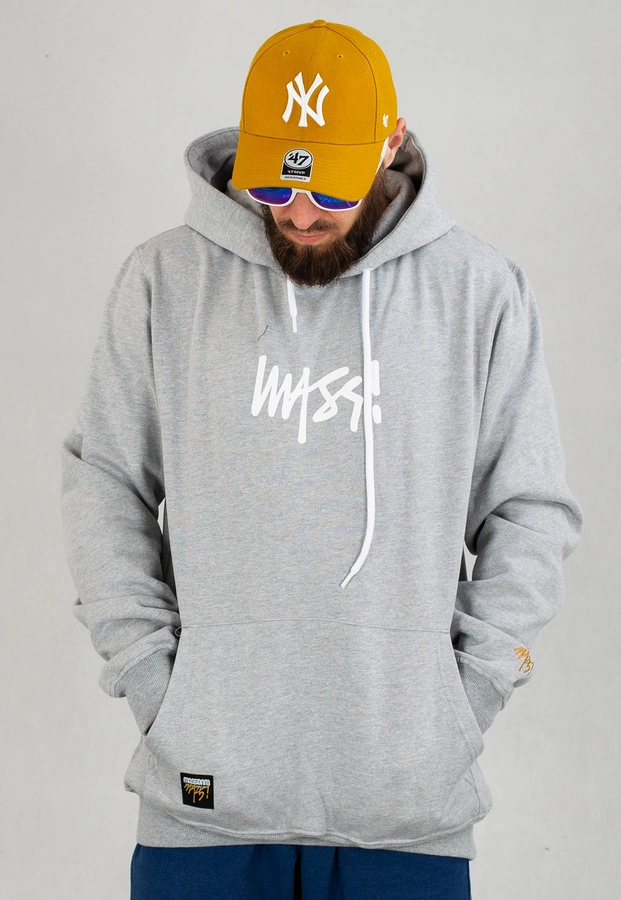 Bluza Mass Hoodie Signature Anniversary szara