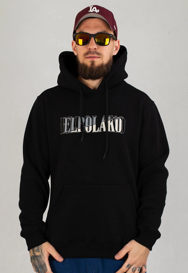 Bluza El Polako Hoodie Double Layer czarna