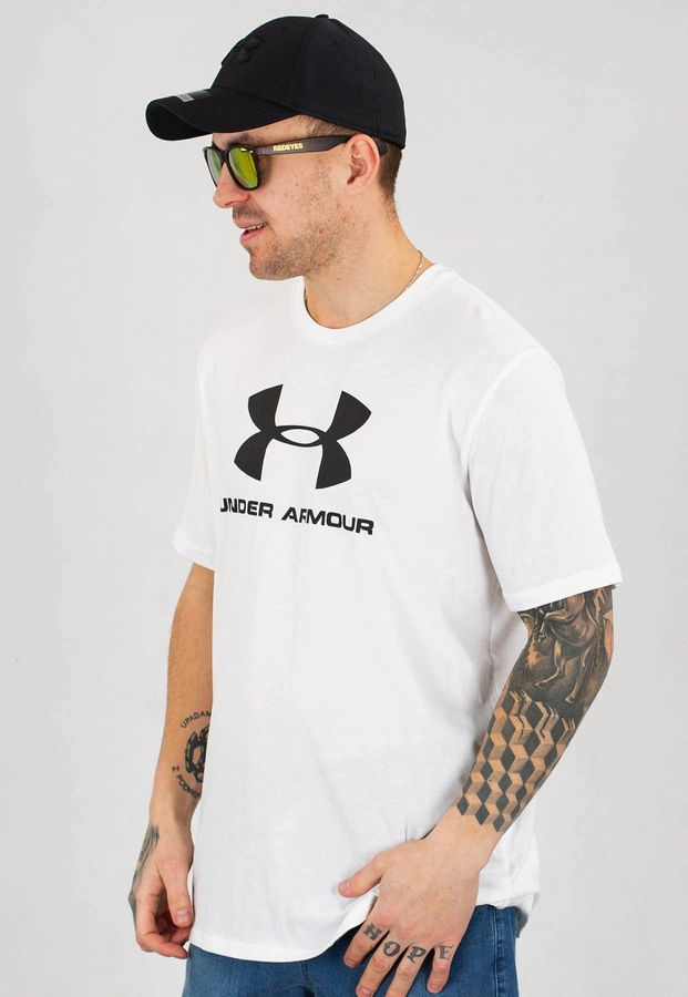 T-shirt Under Armour UAR 1329590100 Sportstyle Logo biały