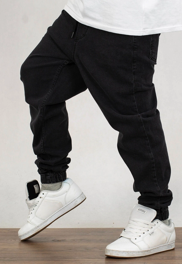 Spodnie I8 Denim Joggery Boyfriend BOY02 black