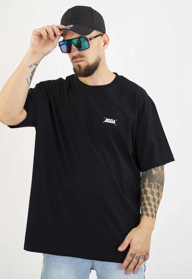 T-shirt Jigga Wear Baggy Moon czarny