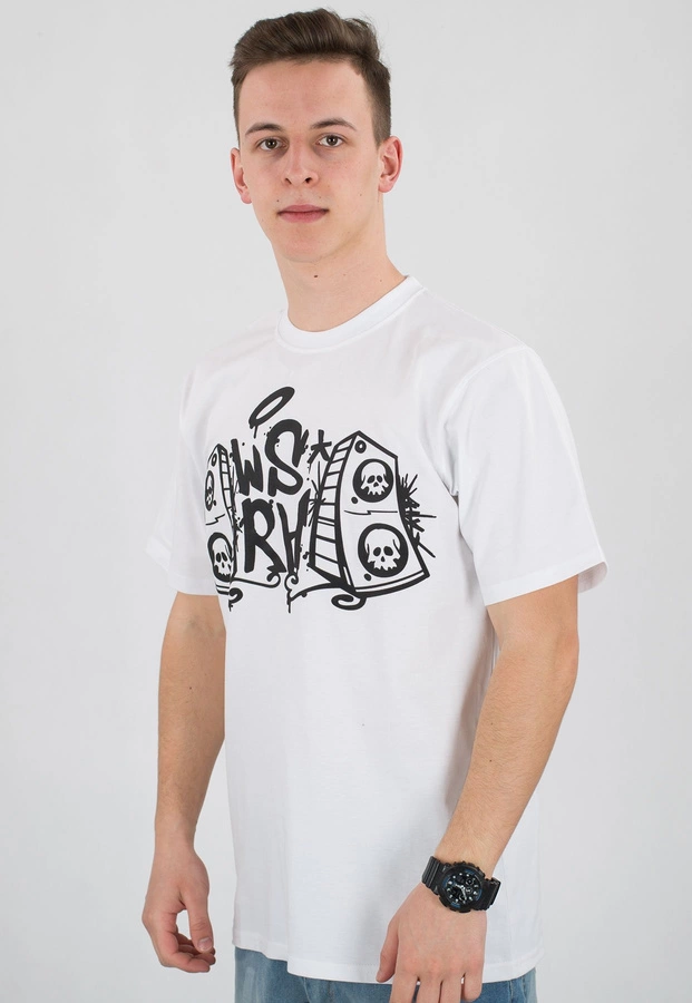 T-shirt WSRH Classic Logo biały