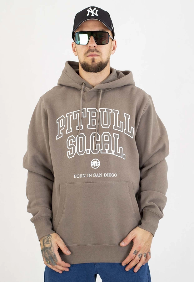 Bluza Pit Bull Z Kapturem So Cal taupe