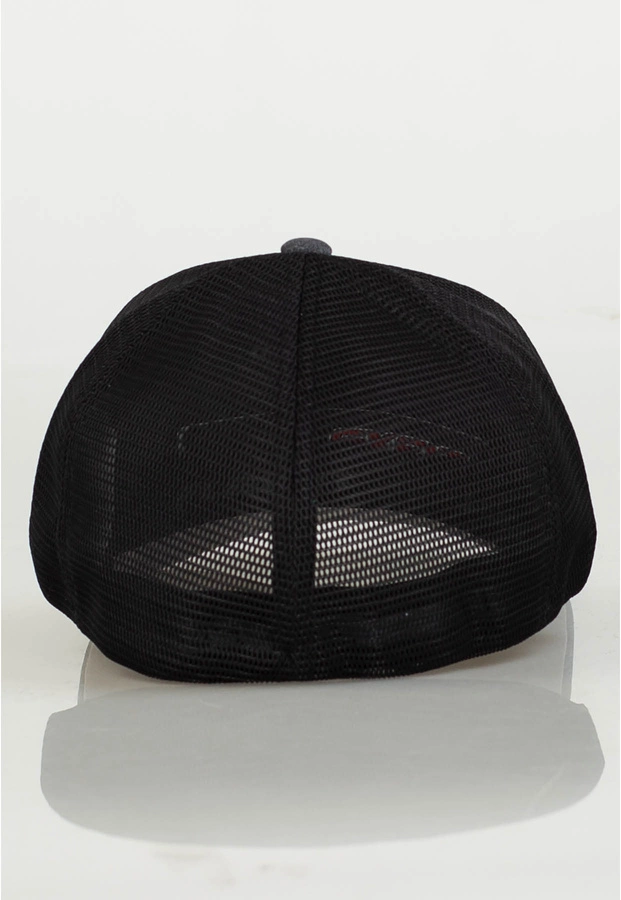 Czapka Full Cap Pit Bull Mesh Logo szaro czarna