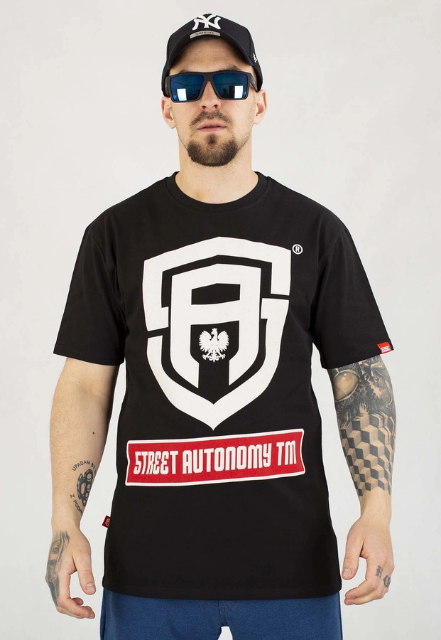 T-shirt Street Autonomy Poluck czarny