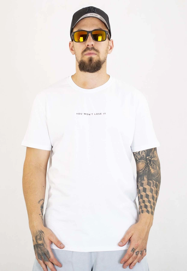 T-shirt Dudek P56 456 420 biały