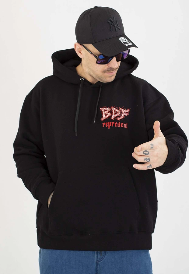 Bluza Brain Dead Familia Happy Time czarna