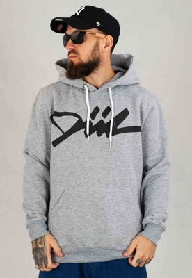 Bluza Diil Z Kapturem Disco szara