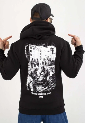 Bluza Chada Z Kapturem Innego Życia Nie Znam czarna