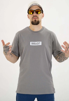 T-shirt Diil Kastet szary