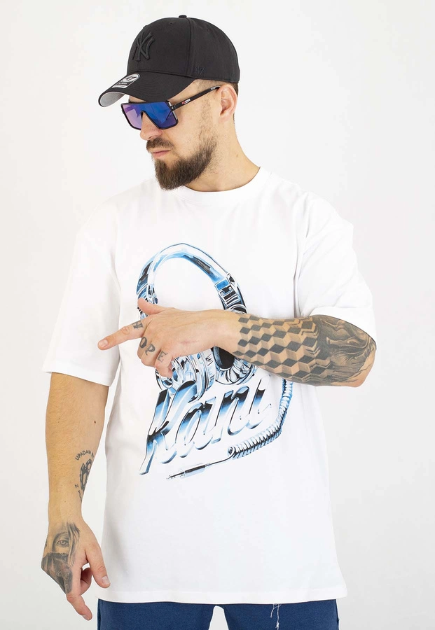 T-shirt Karl Kani Headphone Print PD00005347 biały