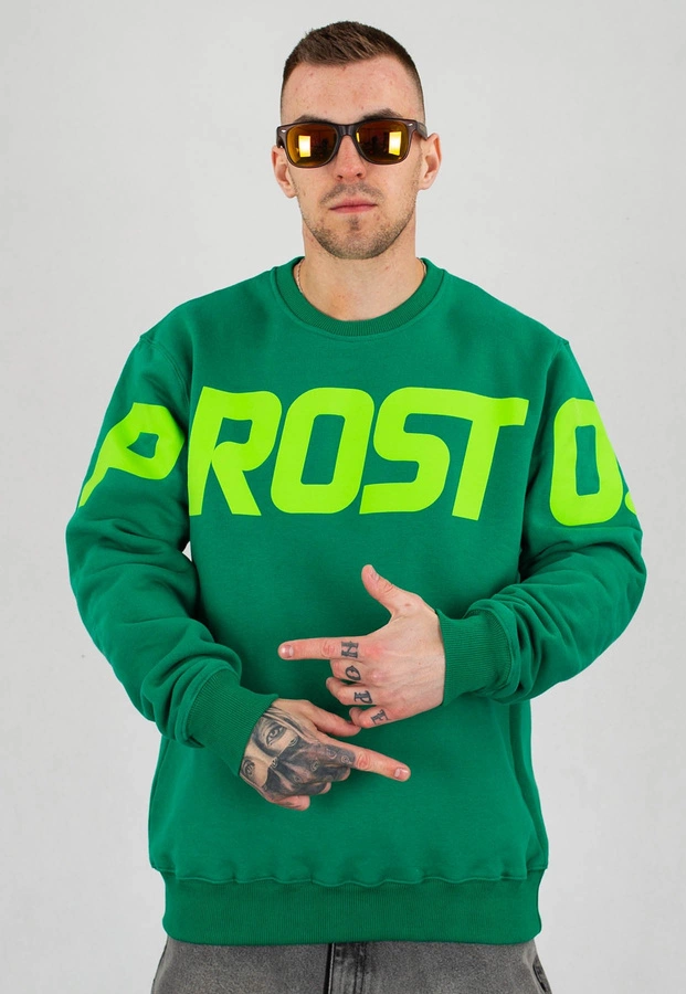 Bluza Prosto Biggie ciemno zielona