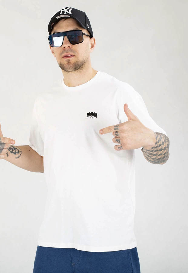 T-shirt Chada Cleanched Fists biały