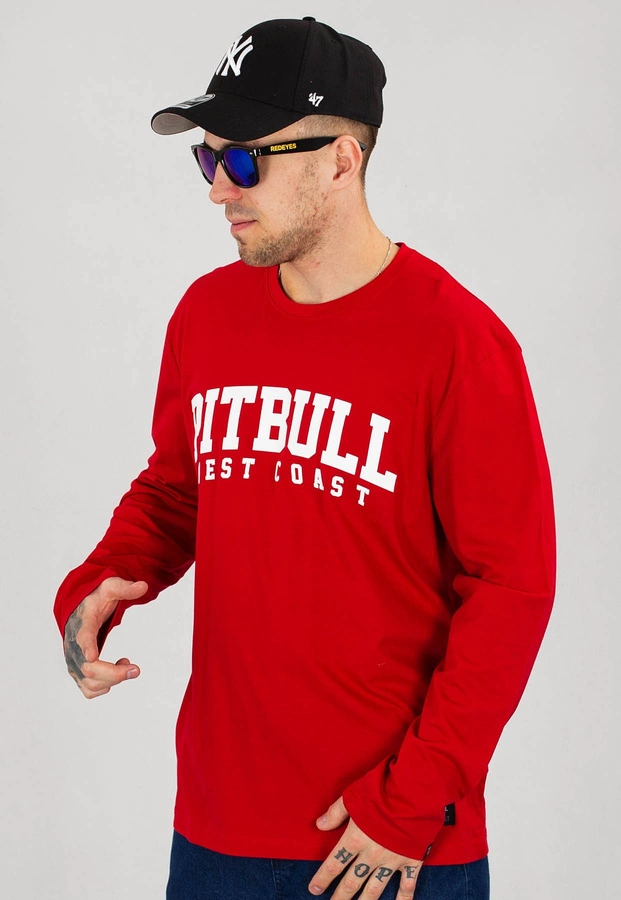 Longsleeve Pit Bull Willson czerwony